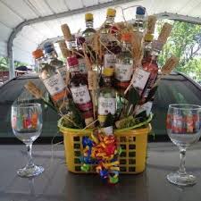 Birthday Gift Basket Ideas For Sister Pin By Lori Downey On Gift Baskets 40th Birthday Gifts For Women Wine Bottle Gift Bottle Gift
