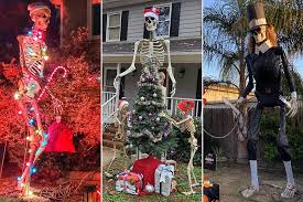 Check out our favorite home depot holiday decorations for your yard, front door, and outdoors for 2018. Huge Home Depot Skeletons Being Turned Into Thanksgiving Christmas Decorations