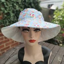 Buy Ladies Wide Brim Summer Sun Hat Flower Floral Sun Hat Gardening Online  in India