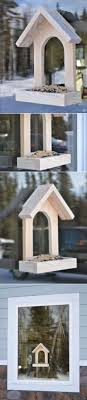 All of the supplies you need for this feeder can be found at the thrift store. Window Diy Bird Feeder Ideas Bird Houses Woodworking Projects Plans Diy Bird Feeder