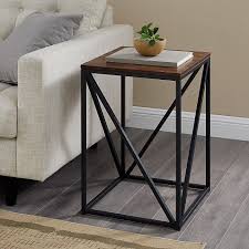 Forest Gate Veronica 16 Inch Square End Table Bed Bath Beyond In 2020 Living Room Side Table Living Room End Tables Side Table Decor