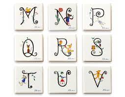 type 00 アニマル文字タイル タイル通販 ボウクス タイルマーケット ガーデニング 雑貨 タイル サイン ボード