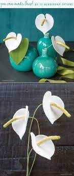 Get Super Creative With This Gorgeous Felt Anthurium Flower Felt Flowers Diy Flower Making Paper Flower Tutorial