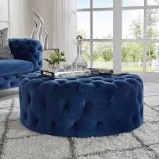 Songmics storage ottoman bench, padded chest with lid, folding seat, 120l capacity, hold up to 660lb, navy blue ulsf77in 4.6 out of 5 stars 5,980 $56.99 $ 56. Overstock Com Online Shopping Bedding Furniture Electronics Jewelry Clothing More Round Ottoman Velvet Ottoman Furniture