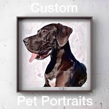 Custom pet portrait painting, oils, golden retriever art dog artist rzzart robin. Custom Pet Portraits Posts Facebook