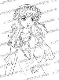 Coloring pages are no longer just for children. Digital Stamp Flower Power Girl Digi Coloring Page Download Etsy In 2021 Digital Stamps Coloring Pages Flower Power