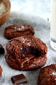 Cookies Facon Brownie Au Chocolat Del S Cooking Twist Recette Cookie Tout Chocolat Cookies Recette Cookies Et Biscuits