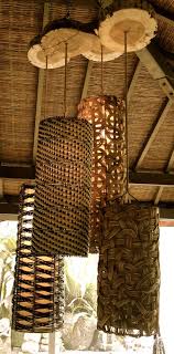 Homemade sculptural paper orb pendant lights: Gorgeous Handmade Wood Furniture From Bali Id Lights