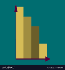 Flat Icon On Theme Arabic Business Economic Chart