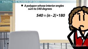 Calculate the sum of all the interior angles of the polygon. Interior Angle Theorem Definition Formula Video Lesson Transcript Study Com