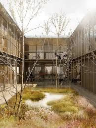 Creo Arkitekter And We Architecture Shares First Prize For Danish Psychiatric Hospital Tuin Architectuur Architectuur Ontwerp Landschapsarchitectuur Ontwerp