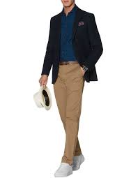 t m lewin stratford slim fit jacket in navy jersey