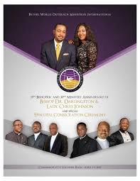 Bishop Darlingston G. Johnson, 10th Bishopric Congratulatory Souvenir Book  by Bethel World Outreach Church—City of Hope