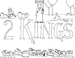 The pdf file will open in a new window for you to save the freebie and print the pages. Book Of 2 Kings Bible Coloring Page