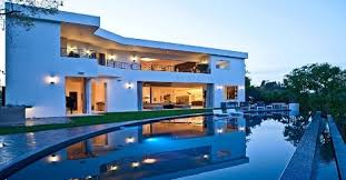 Desain rumah mewah selalu punya keistimewaan sendiri. Model Rumah Mewah Minimalis 2 Lantai Nuansa Alam Kinimuda Com