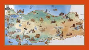 Turkey, officially the republic of turkey, is a country straddling western asia and southeast europe. Tourist Illustrated Map Of Turkey Maps Of Turkey Maps Of Asia Gif Map Maps Of The World In Gif Format Maps Of The Whole World