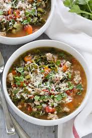 Ground Turkey Rice Soup With Kale Yellowblissroad Com Recipe Turkey Soup Recipe Turkey Soup Healthy Soup Recipes
