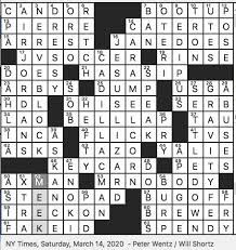 4.a place where we cook food. Rex Parker Does The Nyt Crossword Puzzle Prized Footwear Introduced In 1984 Sat 3 14 20 Roughly 251 655 Miles For Earth S Moon 1990 Robin Williams Title Role Informal Name For