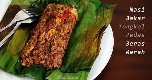 Nasi Bakar Beras Merah Nasi Beras Merah