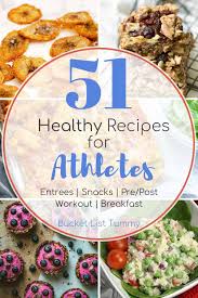 51 healthy recipes for athletes the