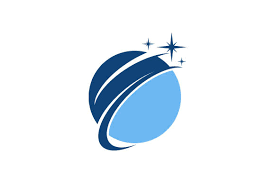 Download Blue Planet Vector Logo Graphic By Hartgraphic Creative Fabrica PSD Mockup Templates
