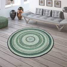In welchen zimmern sollte man runder teppich grün in braun oder grau ausführen lassen sie uns nun mal man spricht in der designerwelt von richtigen farben und von nuancen des momentes. Runder In Outdoor Teppich Fur Balkon Kaufland De