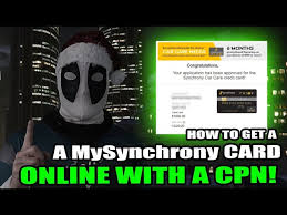 Read more from bankrate about how you can build your credit score and work on making your next application stronger here. How To Get A Mysyncrony Card Online With A Cpn Youtube