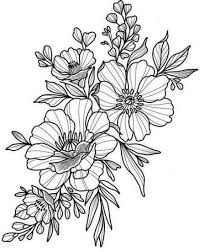 67 Ideas Flowers Sketch Pattern Tattoo Ideas Flowertattoos In 2020 Flower Pattern Drawing Pattern Tattoo Flower Sketches