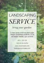 Free landscaping flyers template by designhill. Create Your Own Landscaping Flyer In Minutes