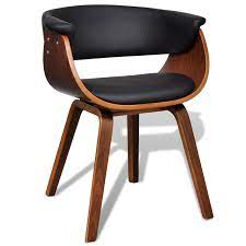 Dining chairs don't just have to look good, but should feel good, too. Modern Artificial Leather Wood Dining Chair 4 Pcs