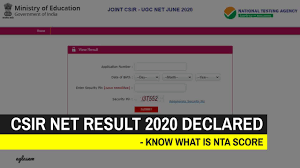 For aspirants of csir,tifr,nbhm and higher mathematics. Csir Net Result 2020 Out Only As Nta Score Know What Is Nta Score How To Know Whether Qualified Or Not Cut Off Aglasem News