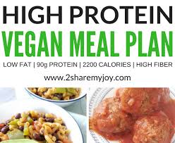 Almonds are a popular type of tree nut. High Protein Vegan Meal Plan 2 200 Calories 2sharemyjoy