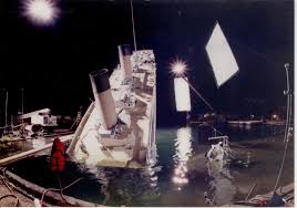 scale model of the titanic used for the
