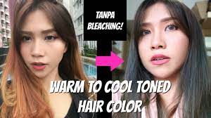 Yuk simak variasi warna cokelat yang keren untuk kulit wanita indonesia di sini! Diy Hair Transformation Dari Coklat Orange Kuning Ke Coklat Kebiruan Tanpa Bleaching Youtube