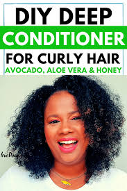 An amazing detailing for people who are confused to buy conditioners for their hair. Diy Aloe Vera And Avocado Deep Conditioner For Natural Hair