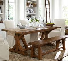 Wells Extending Rectangular Dining Table Harvest Pine 86 102 L Pottery Barn