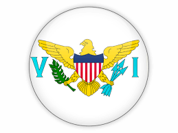 They are a group of islands in the caribbean and are located in the the virgin islands, u.s. Round Icon Illustration Of Flag Of Virgin Islands Of The United States