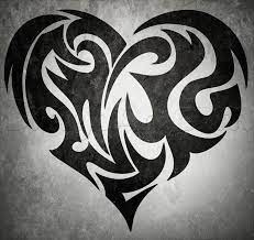 How To Draw A Tribal Heart Tattoo, Step By Step, Tribal Art, Pop Culture,  Free Online Drawing Tutorial… | Tribal Heart Tattoos, Tribal Drawings,  Tribal Art Drawings