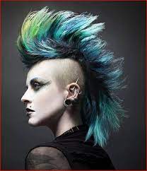 Mohawk Punk Hairstyles Best Easy Hairstyles Punk Haircut Rock Hairstyles Goth Hair