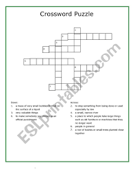 Get hints, track time, print, access previous puzzles and much more. Crossword Puzzle Environment Esl Worksheet By Ngkelly
