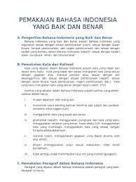 Pdf | bahasa indonesia yang baik adalah bahasa yang digunakan sesuai dengan norma kemasyarakatan yang berlaku. Pemakaian Bahasa Indonesia Yang Baik Dan Benar