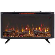 Most models, though, generate warmth in much the same way a space heater does. Classicflame Wall Mount Electric Fireplace With Heater Costco Australia