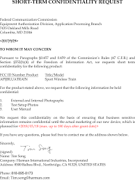 Learn why they stand out, and create your own with our killer cover letter templates. Jbluatrain Bluetooth Headset Cover Letter Sample Confidentiality Form Harman Industries