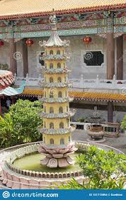 Jetzt geht es nach kek lok si. Kek Lok Si Temple Lotus Pagoda Penang Insel Malaysia Stockfoto Bild Von Historisch Kultur 151715994