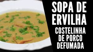 Depois junte os pedaços de costelinha de porco defumadae frite bem e por último a calabresa. Prato Receita De Sopa De Ervilha Com Costelinha De Porco Defumada Barato Pratico Youtube