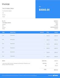Invoice Template For Word Free And Simple Templates In Microsoft Word Format