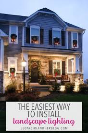 Now hammer in your stakes exactly where you wish your outdoor lighting to be. The Easiest Way To Install Low Voltage Landscape Lighting Abby Lawson