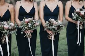 Kate Blake S Three Day Wed Fest Nouba Com Au Black Bridesmaid Dresses Velvet Bridesmaid Dresses Comfortable Bridesmaid Dress