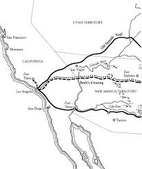 Lieutenant edward fitzgerald beale's 21st century texas camel corps. Scvhistory Com Lw2208 U S Camel Corps Map Of Beale S Camel Expedition