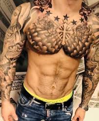 Tcp Creative Ink Cool Chest Tattoos Chest Tattoo Men Chest Piece Tattoos